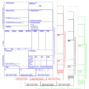 CMR - carnet TIP transport extern - 4 exemplare * 50 seturi; hartie autocopiativa
